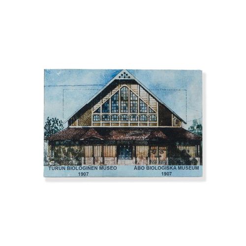 Ett utdrag ur Biologiska museets byggnadsritningar.